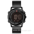 KADEMAN K698 Tech Digital Watches Fashion Sports Men Wristwatches Steps Counter 3ATM Casual Leather Watch LCD Display